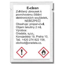 Čistící ubrousky E-clean wipes 1